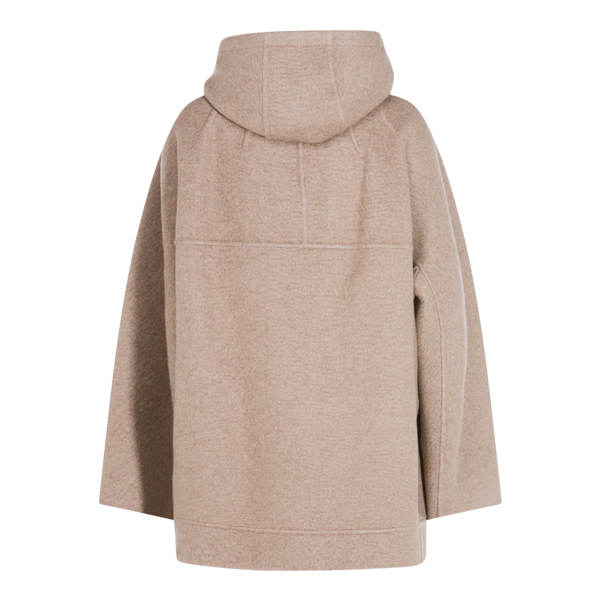 BEIGE WOOL GRADI COAT