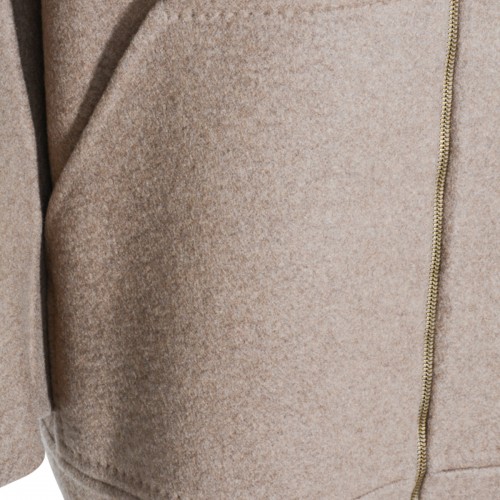BEIGE WOOL GRADI COAT