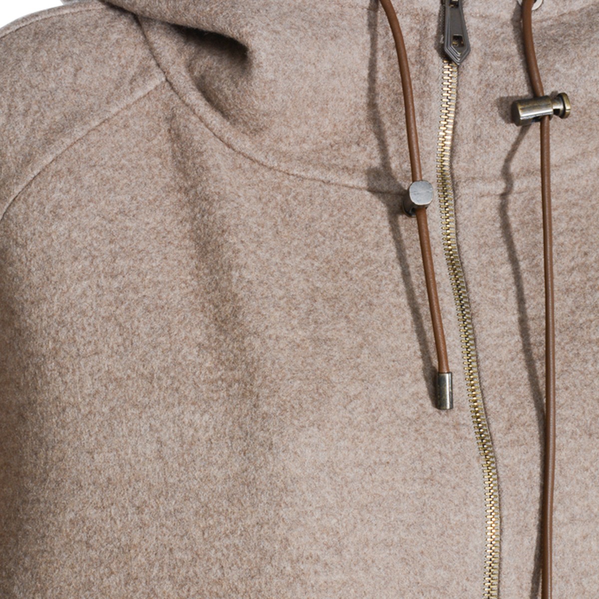 BEIGE WOOL GRADI COAT