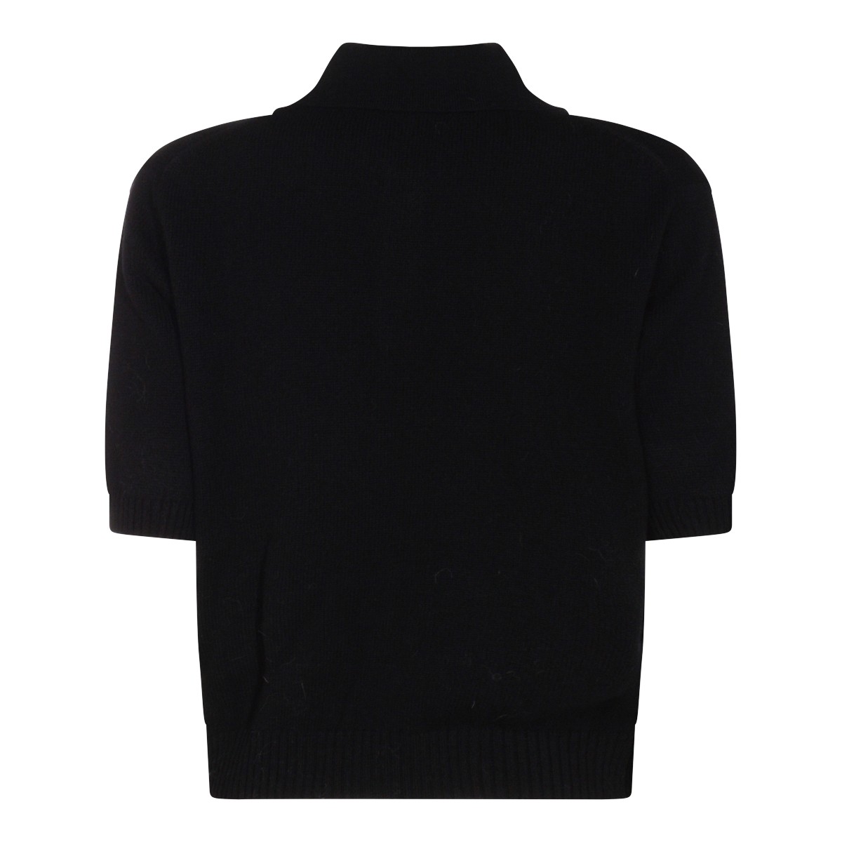 BLACK WOOL TOP BLACK WOOL TOP