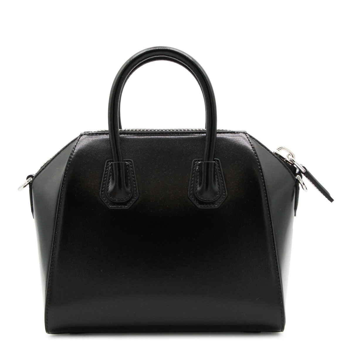 BLACK LEATHER ANTIGONA TOP HANDLE BAG BLACK LEATHER ANTIGONA TOP HANDLE BAG