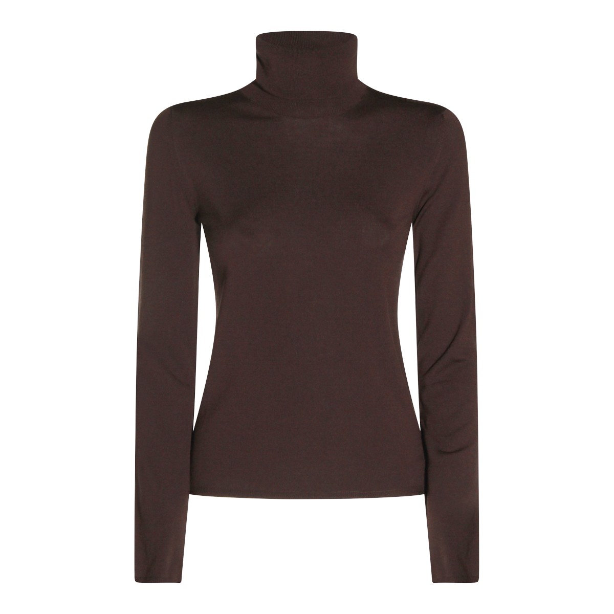 BROWN WOOL KNITWEAR BROWN WOOL KNITWEAR