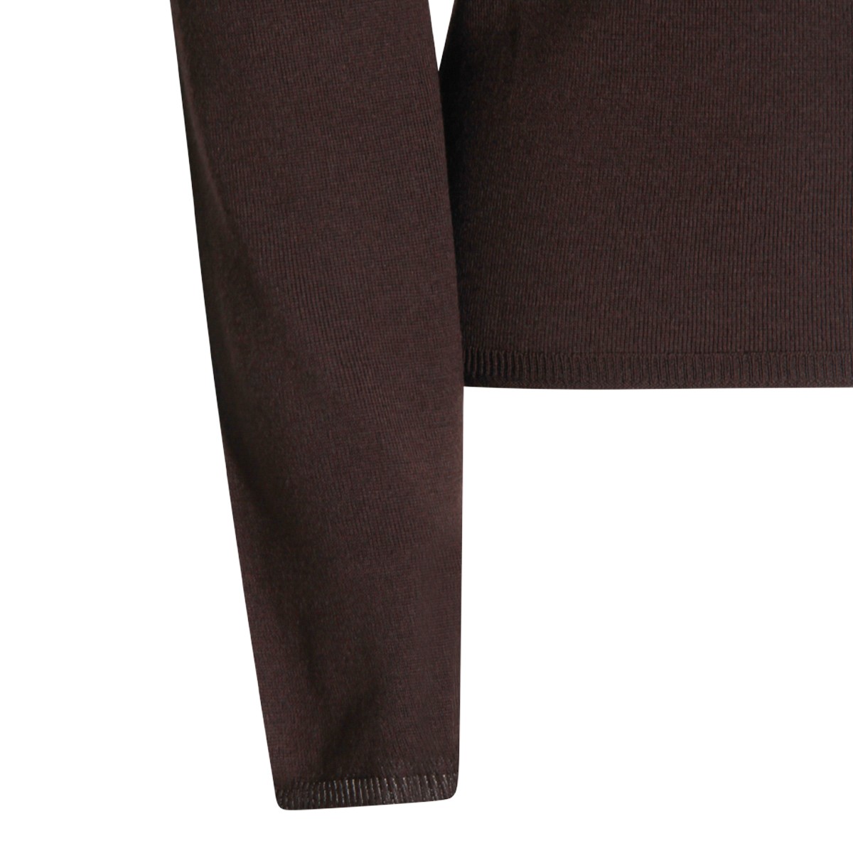 BROWN WOOL KNITWEAR BROWN WOOL KNITWEAR