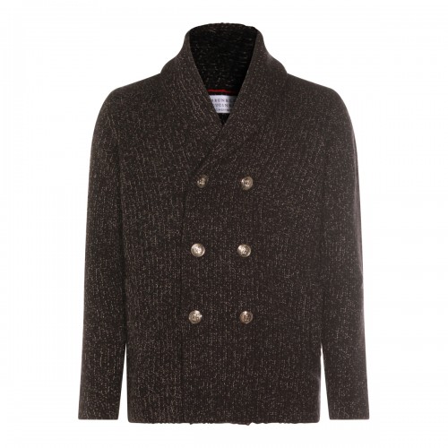 BLACK WOOL KNITWEAR