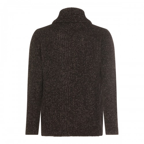 BLACK WOOL KNITWEAR