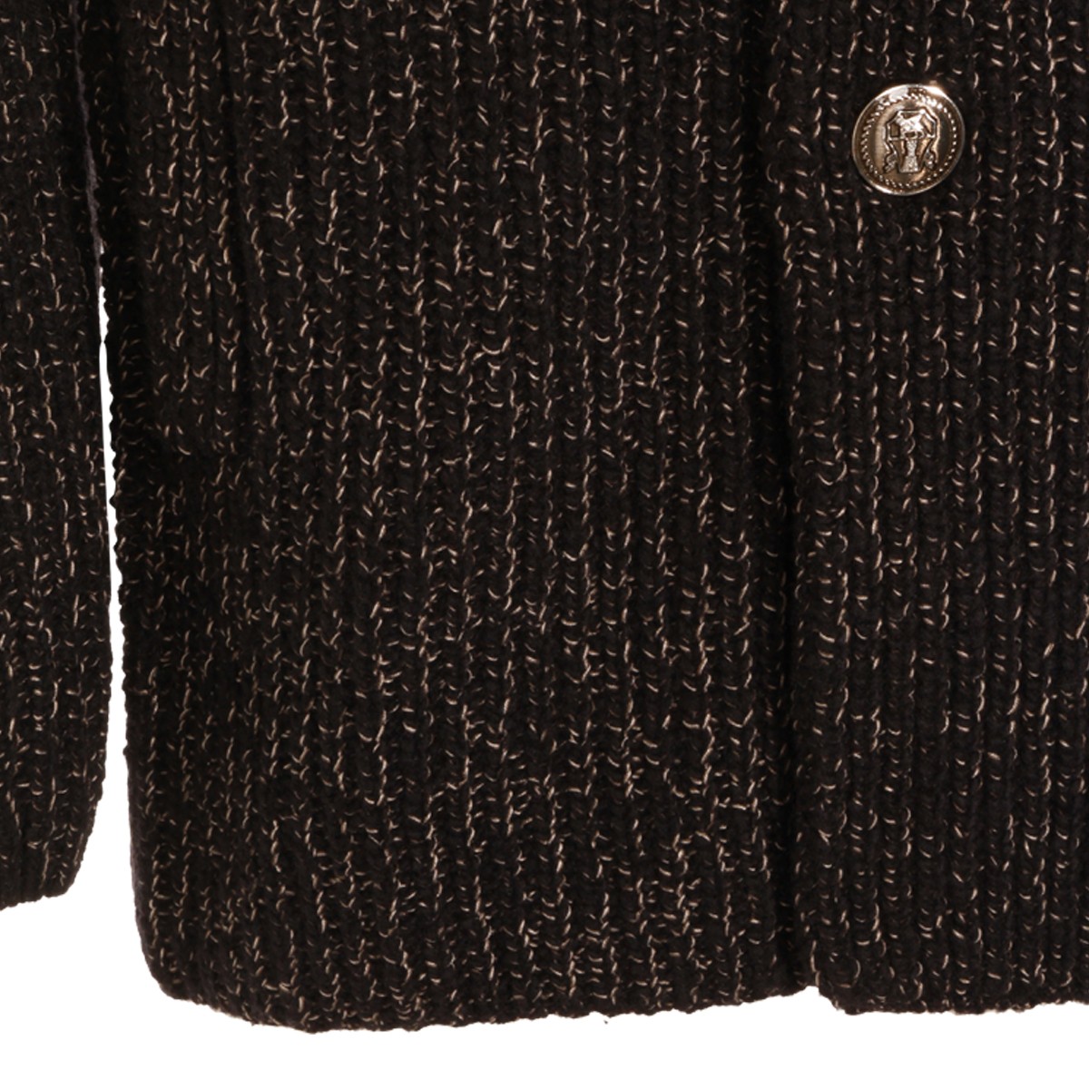 BLACK WOOL KNITWEAR
