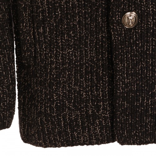 BLACK WOOL KNITWEAR