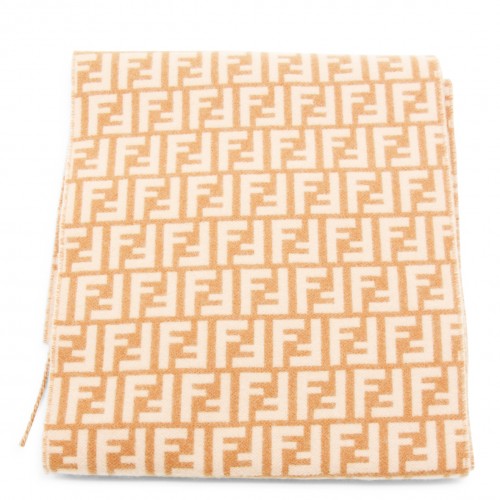 CAMEL WOOL SCARF