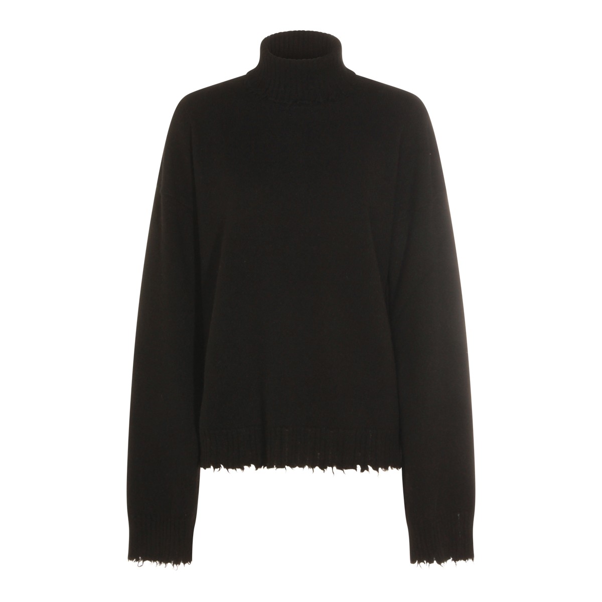 BLACK CASHMERE KNNITWEAR