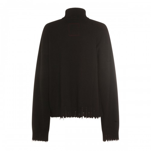 BLACK CASHMERE KNNITWEAR