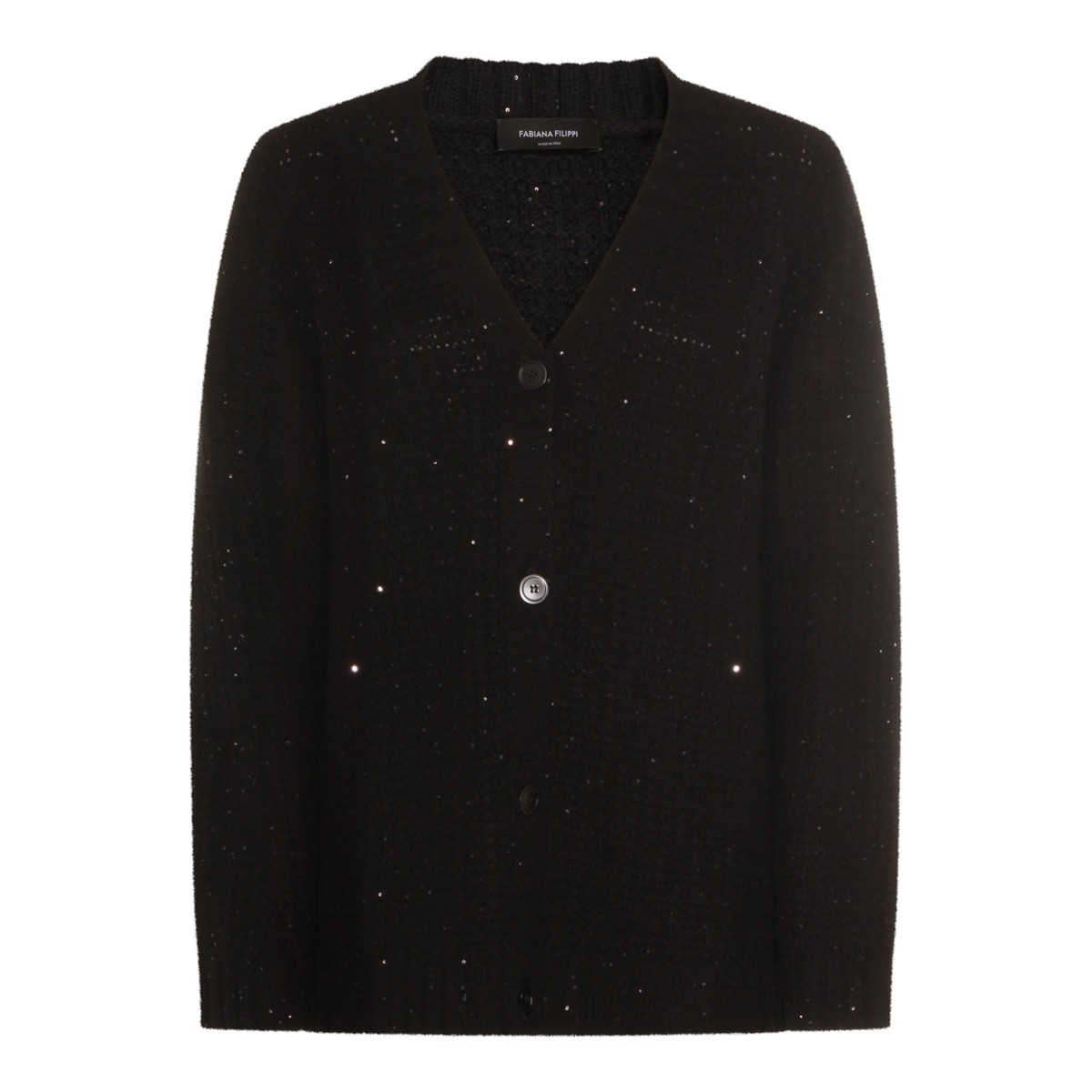 BLACK WOOL KNITWEAR BLACK WOOL KNITWEAR