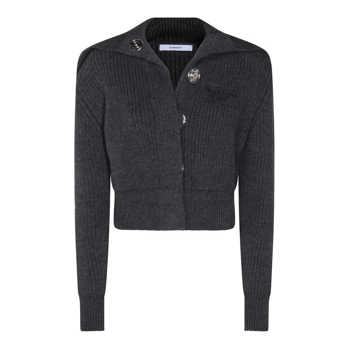 DARK GREY WOOL KNITWEAR DARK GREY WOOL KNITWEAR
