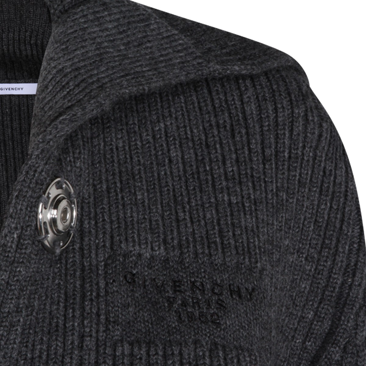 DARK GREY WOOL KNITWEAR DARK GREY WOOL KNITWEAR