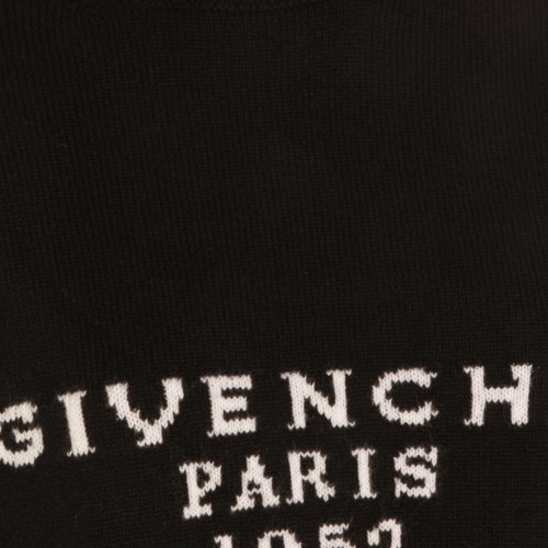 BLACK WOOL KNITWEAR