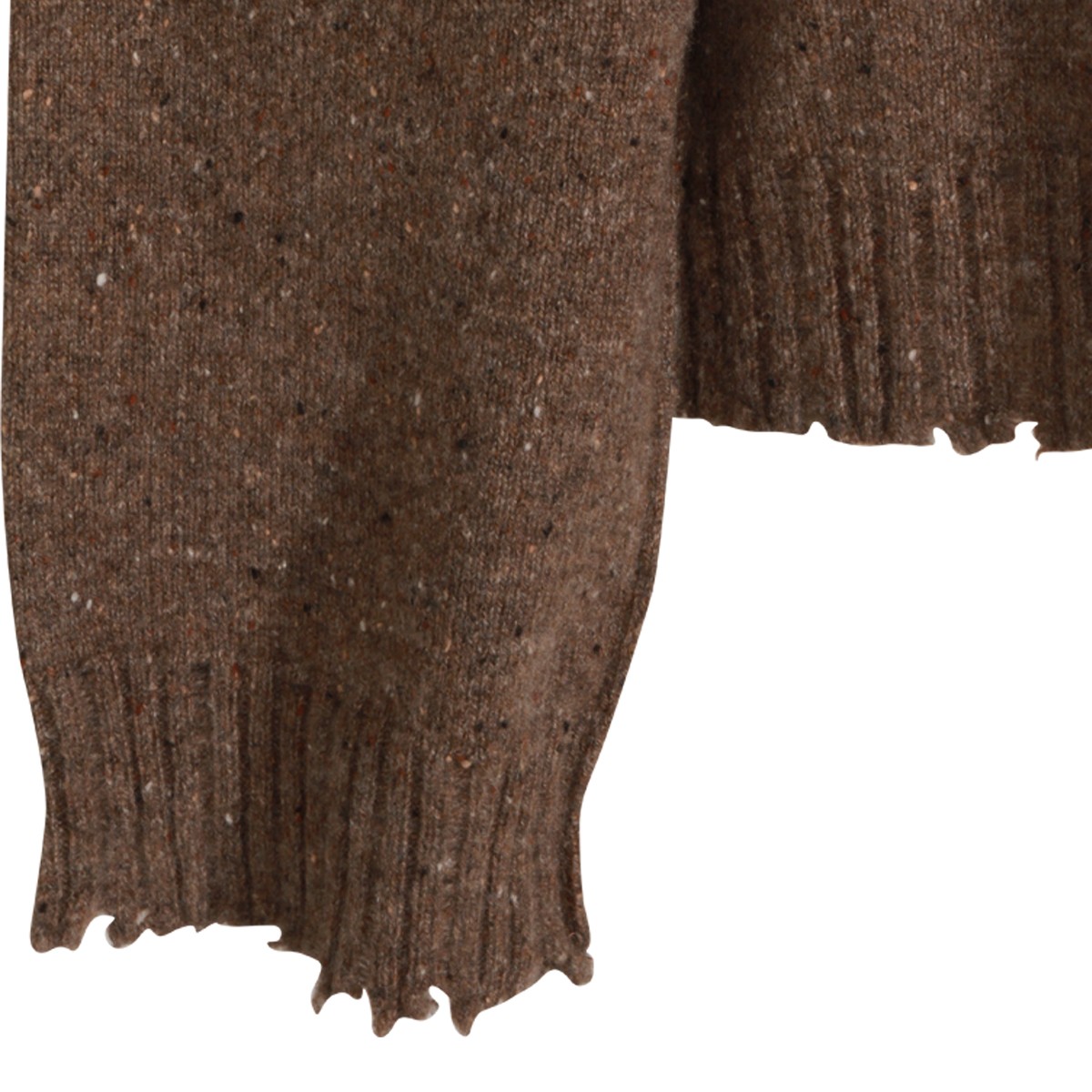 BROWN CASHMERE KNITWEAR