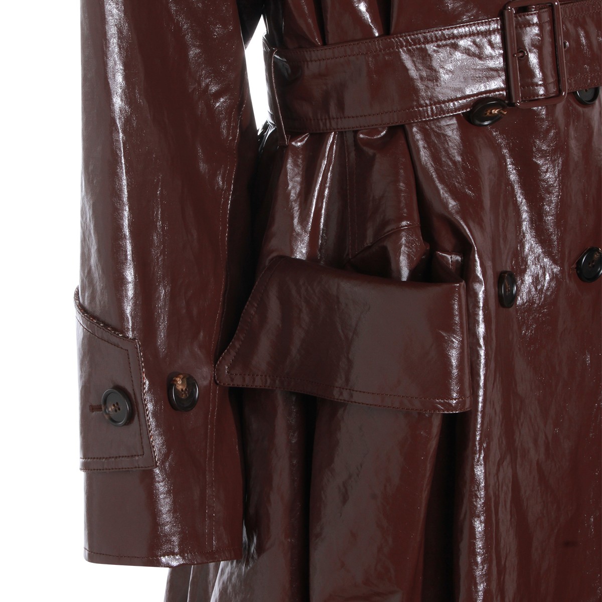 DARK PURPLE WOOL TRENCH COAT DARK PURPLE WOOL TRENCH COAT