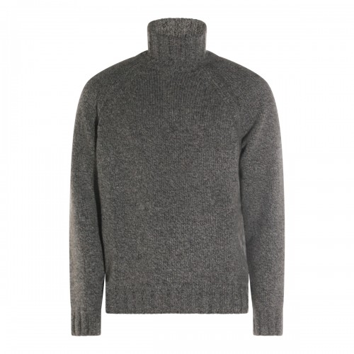 DARK GREY CASHMERE KNITWEAR