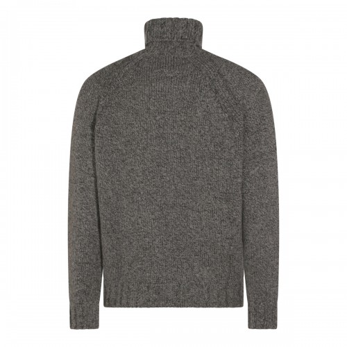 DARK GREY CASHMERE KNITWEAR