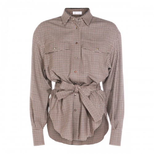 BROWN WOOL SHIRT