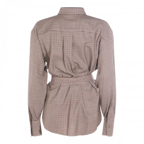BROWN WOOL SHIRT