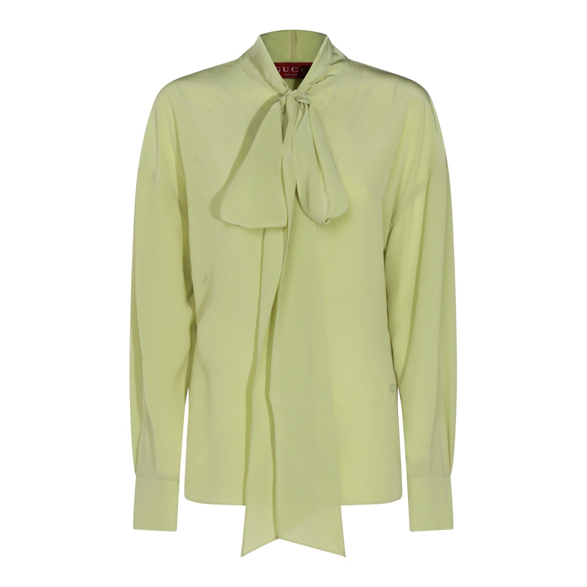 LIGHT GREEN SILK SHIRT LIGHT GREEN SILK SHIRT