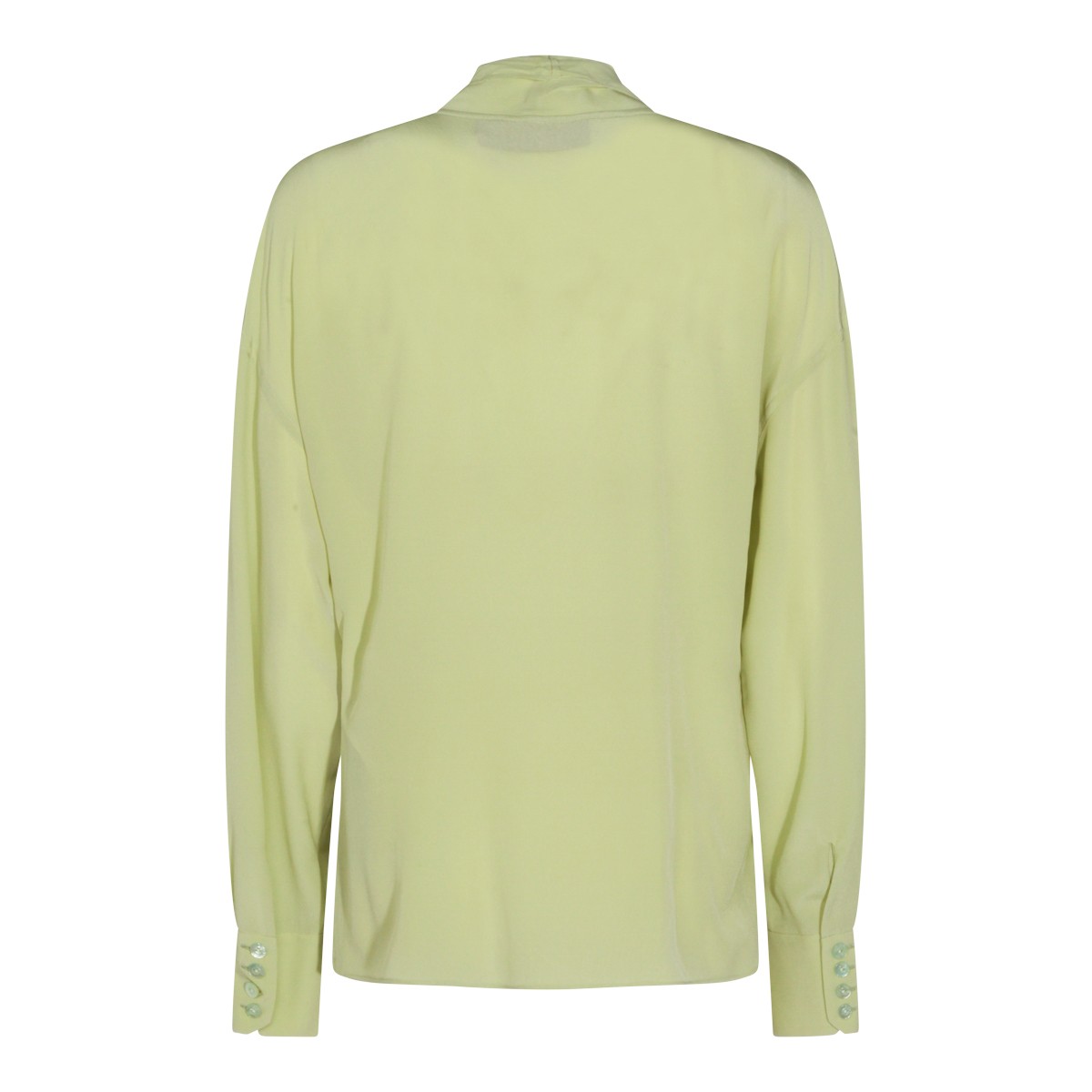 LIGHT GREEN SILK SHIRT LIGHT GREEN SILK SHIRT