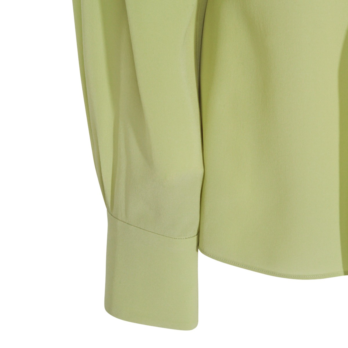 LIGHT GREEN SILK SHIRT LIGHT GREEN SILK SHIRT