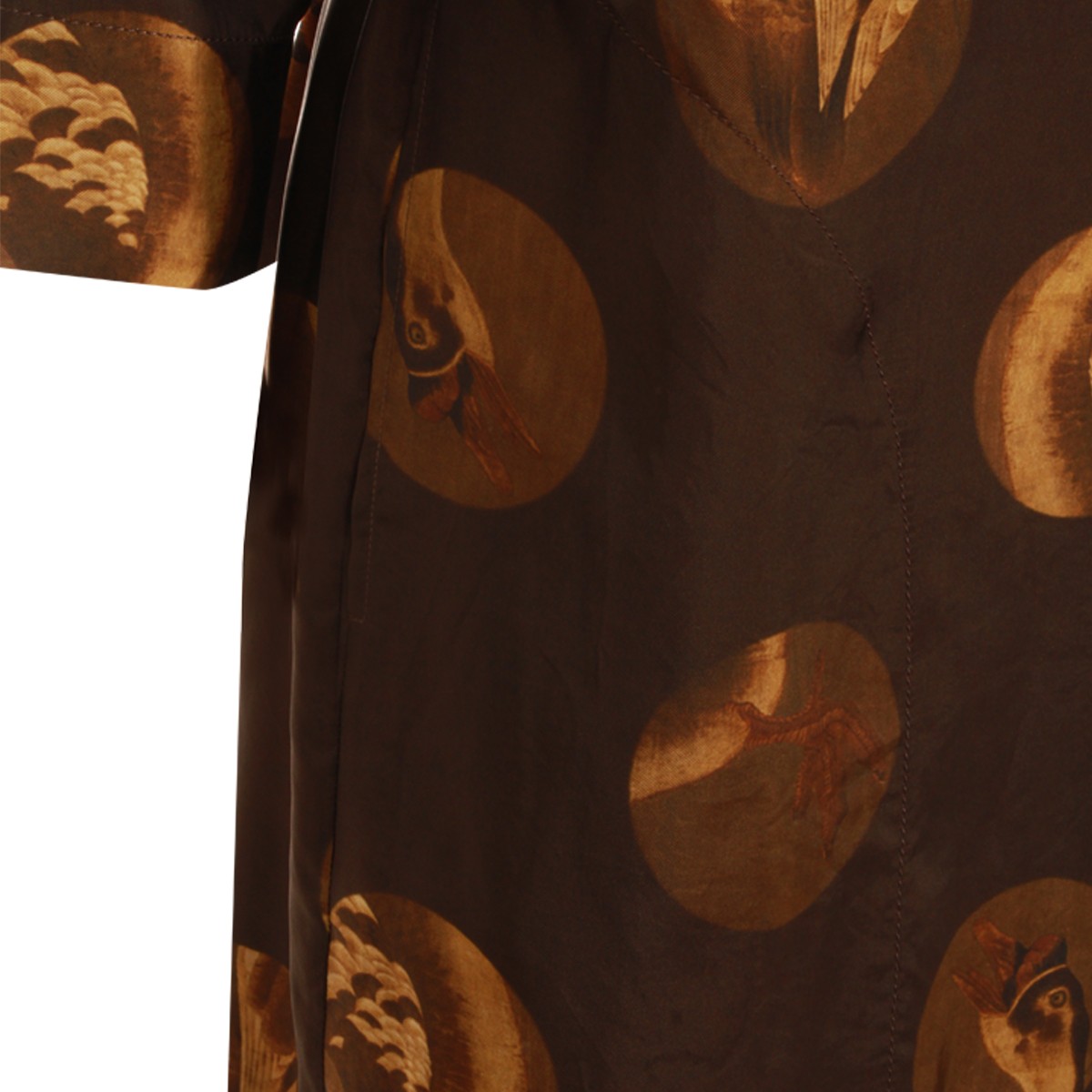 BROWN VISCOSE DRESS