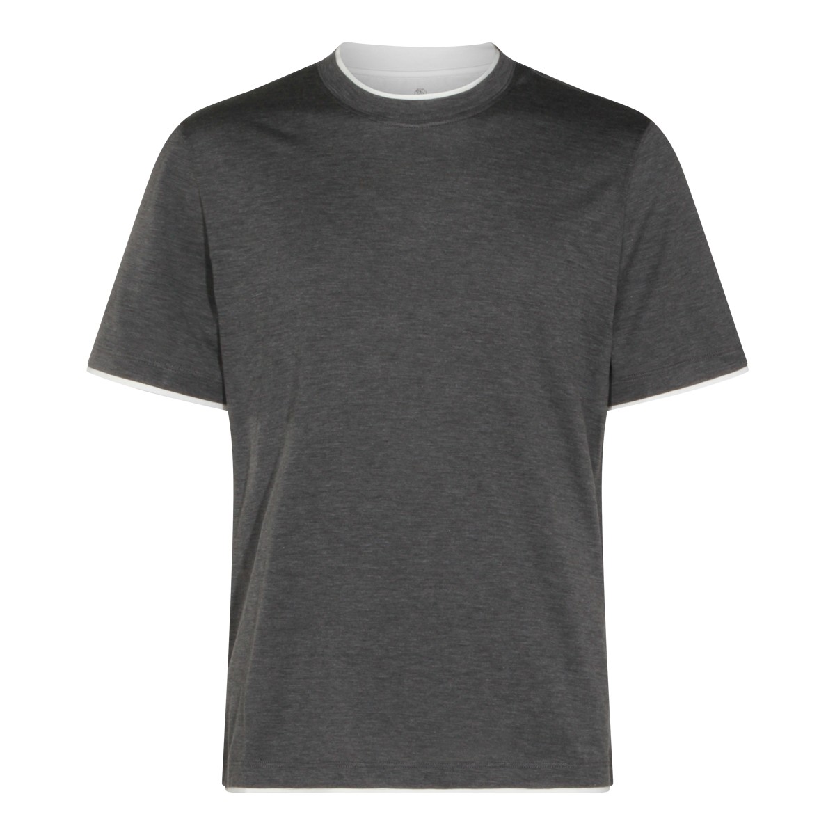 GREY COTTON T-SHIRT