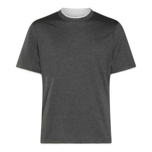 GREY COTTON T-SHIRT