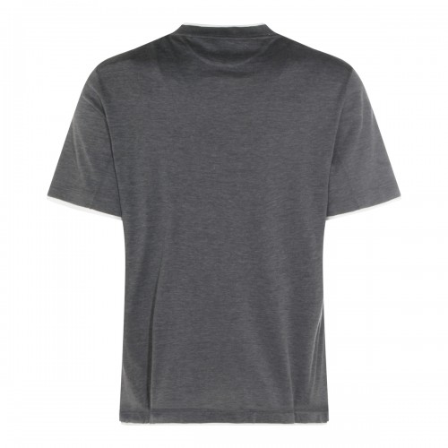 GREY COTTON T-SHIRT
