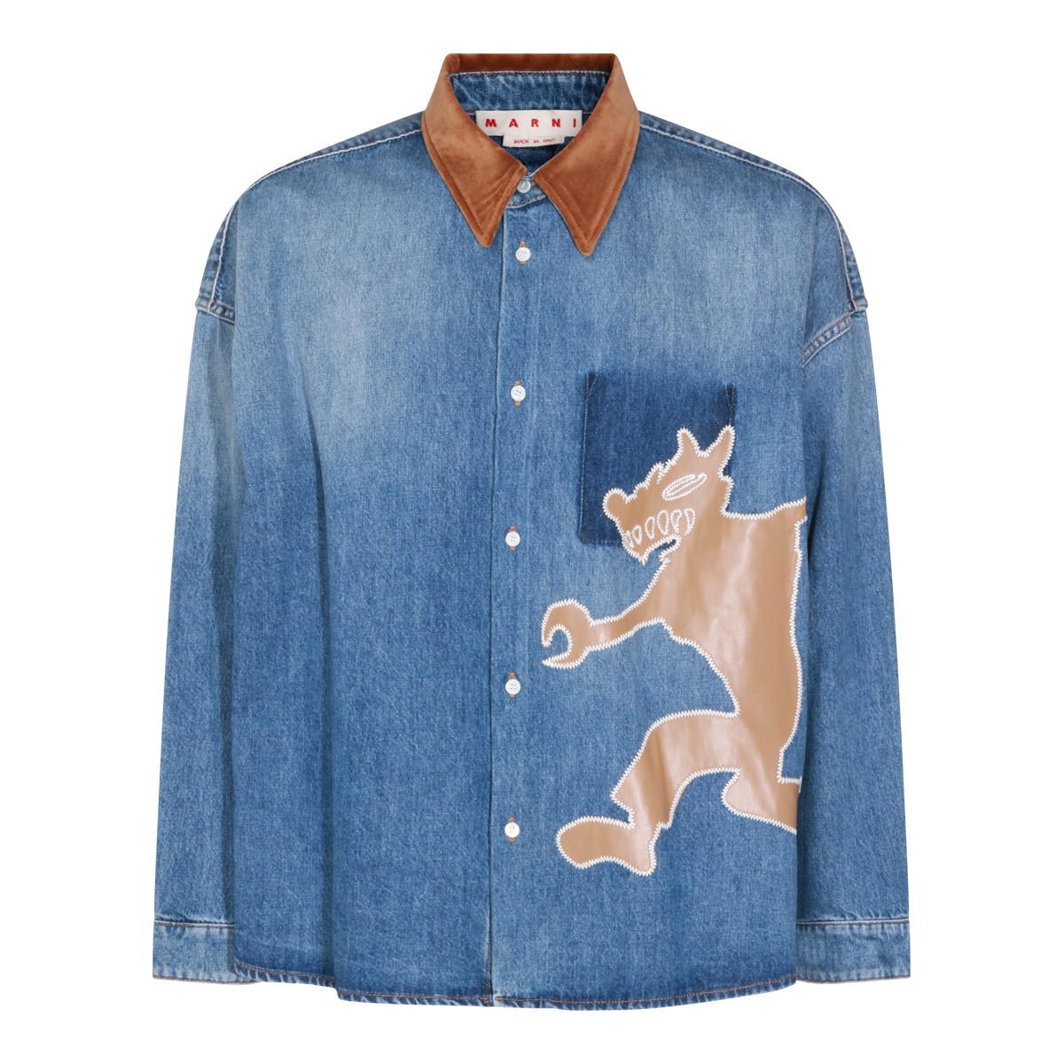 BLUE COTTON SHIRT