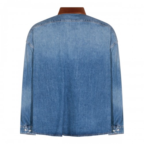 BLUE COTTON SHIRT