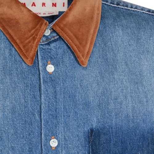 BLUE COTTON SHIRT