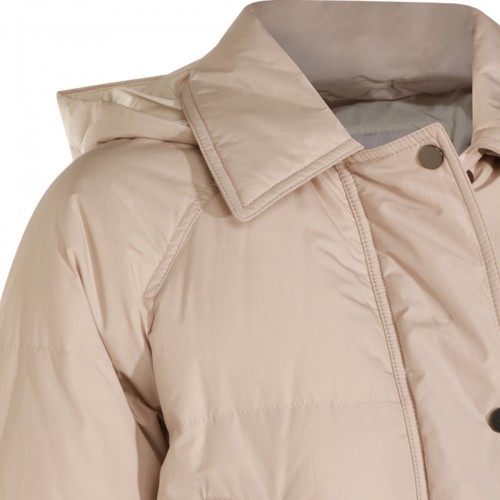 BEIGE DOWN JACKET