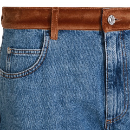 BLUE COTTON JEANS
