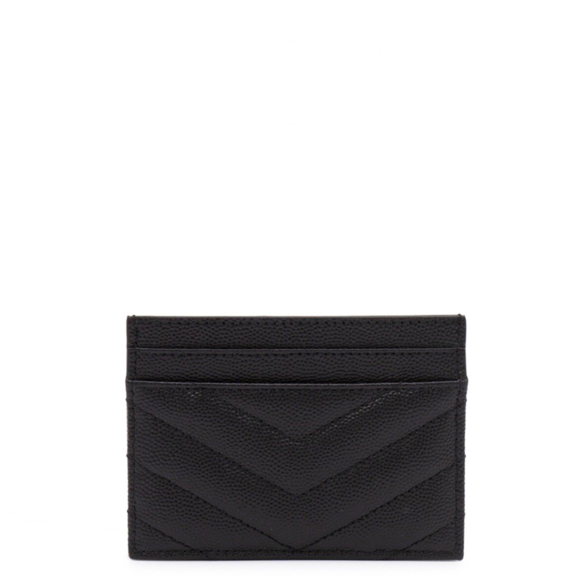 BLACK LEATHER CARD HOLDER
