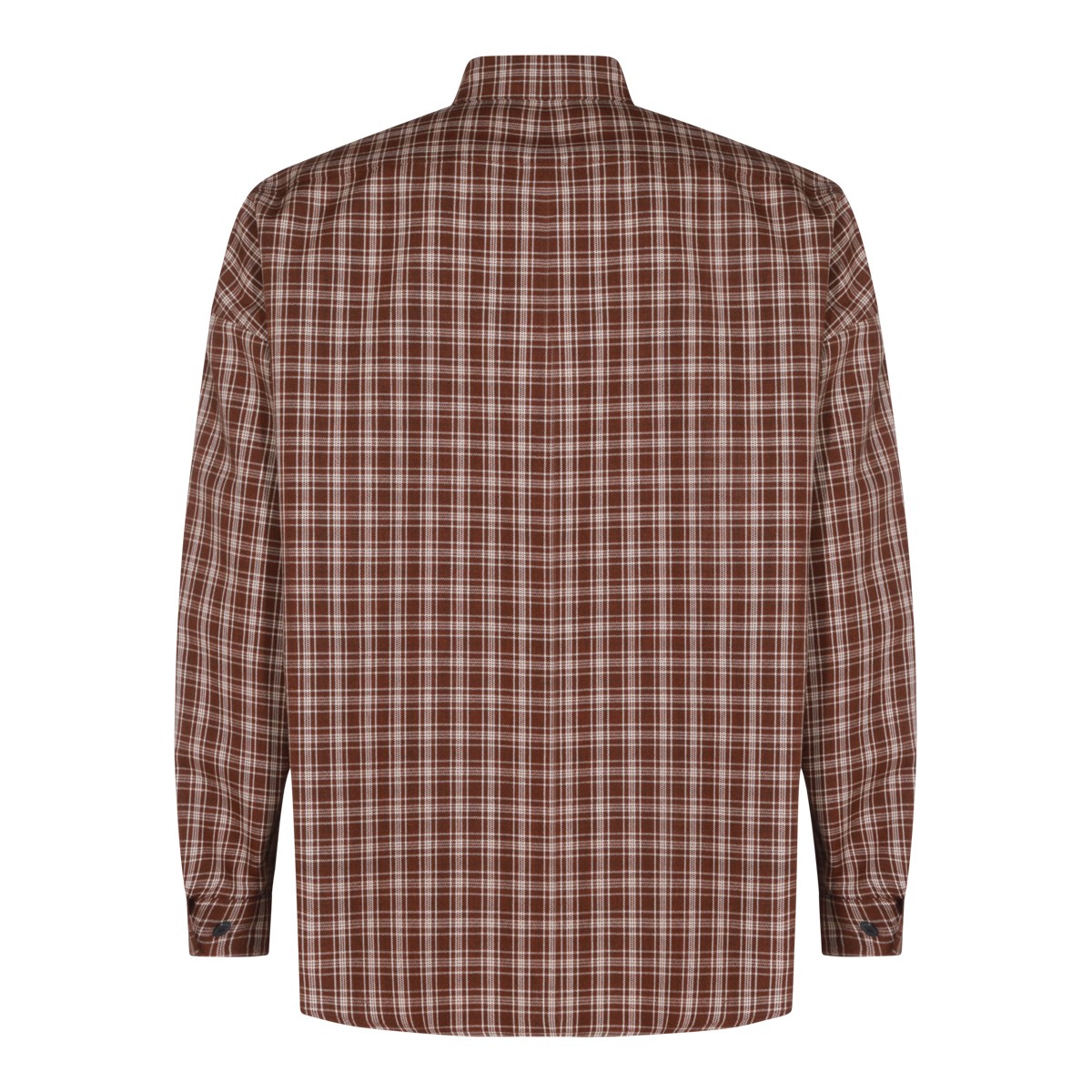 BROWN WOOL SHIRT