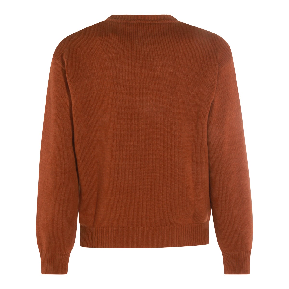BROWN WOOL KNITWEAR