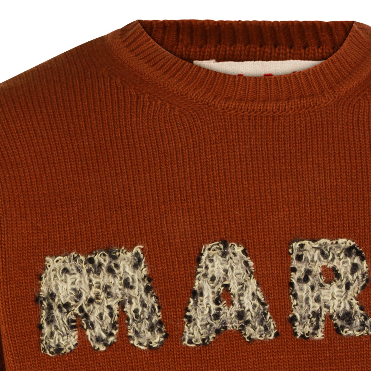 BROWN WOOL KNITWEAR