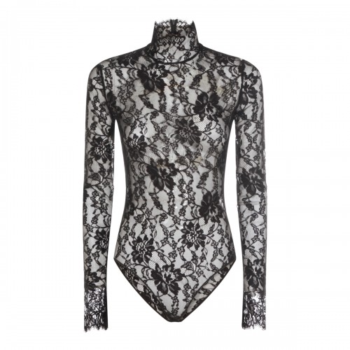 BLACK COTTON BODYSUIT