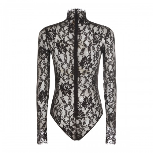 BLACK COTTON BODYSUIT