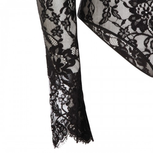 BLACK COTTON BODYSUIT