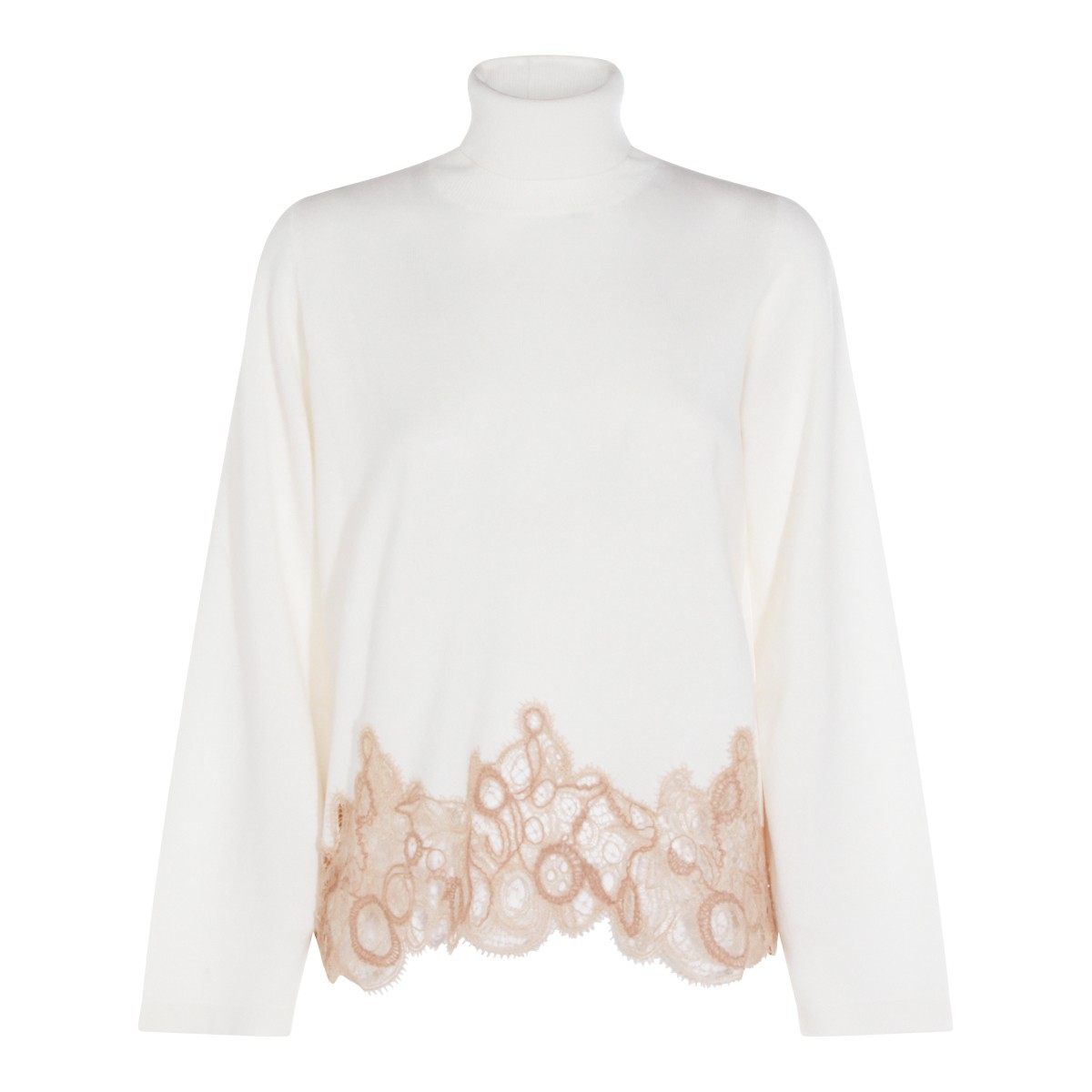 WHITE WOOL KNITWEAR WHITE WOOL KNITWEAR