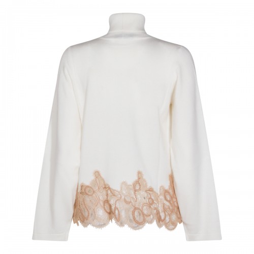 WHITE WOOL KNITWEAR 2
