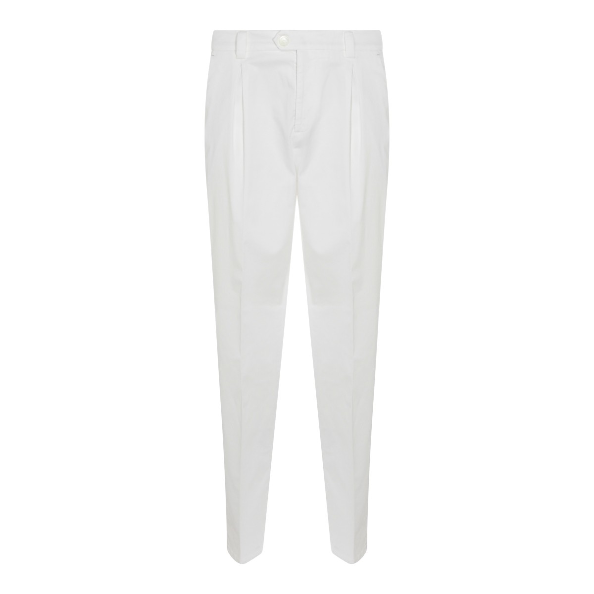 WHITE COTTON PANTS