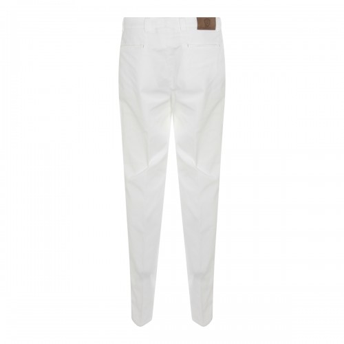WHITE COTTON PANTS