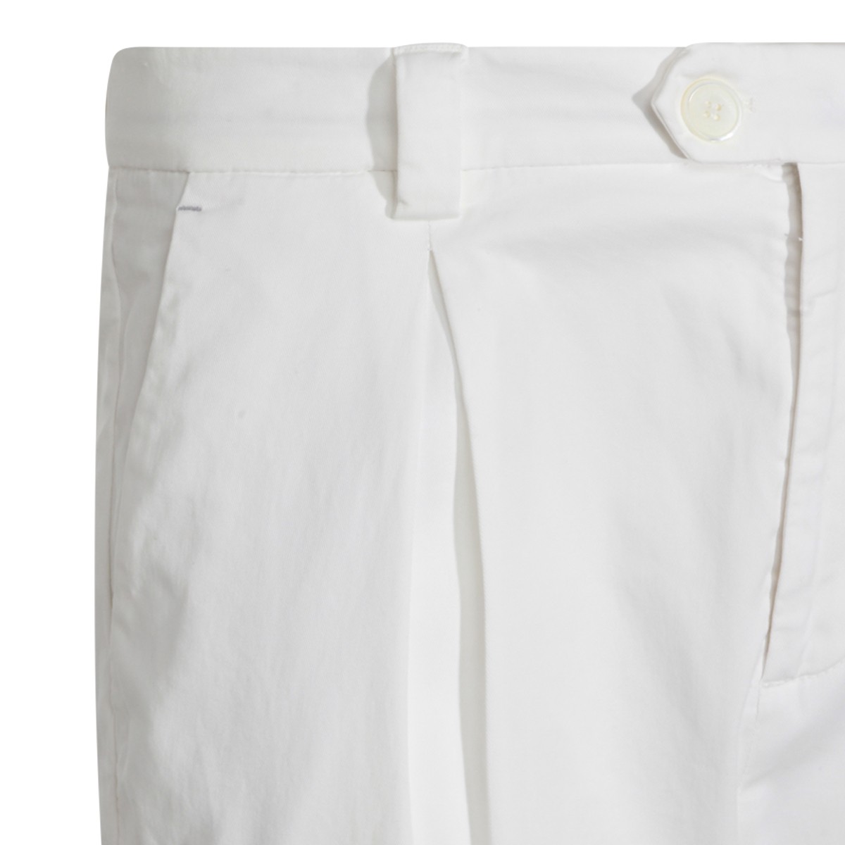 WHITE COTTON PANTS