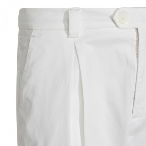 WHITE COTTON PANTS