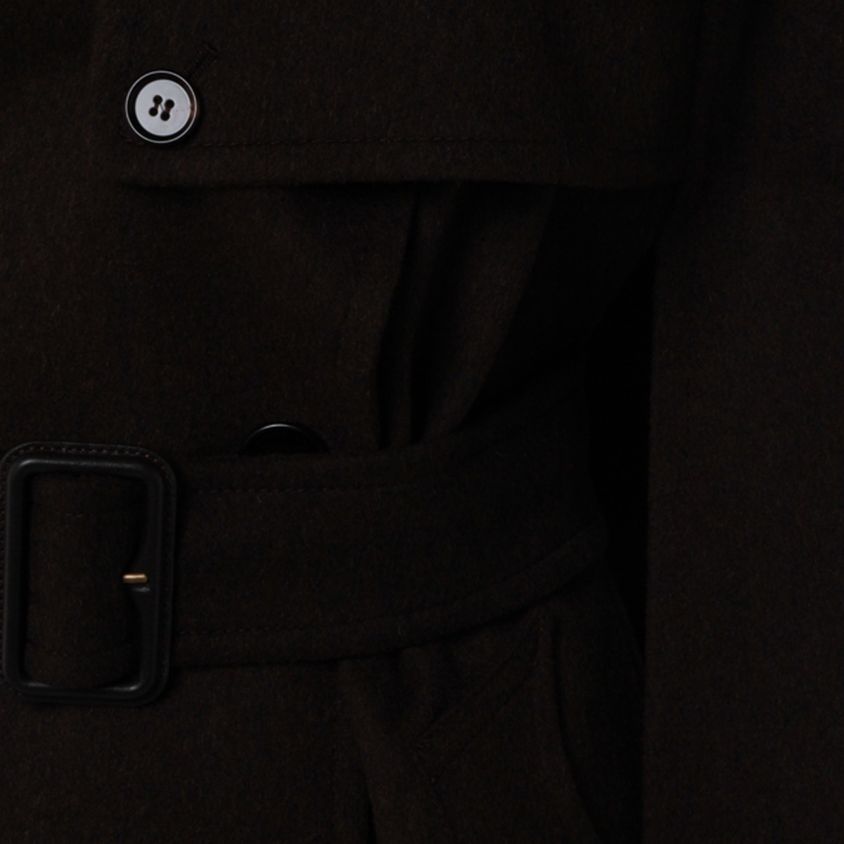 BLACK BELLEMONT COAT